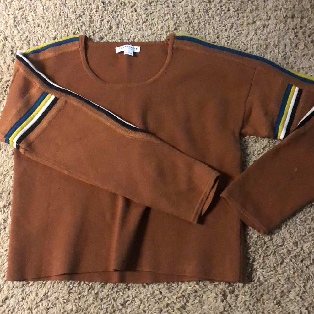 Sweater with stripe detail